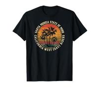 Jinete de Surf Retro de la Costa Oeste del Estado de ánimo Camiseta