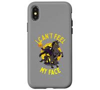 Jinete sin Cabeza con Forma de Gracioso Hombre de Halloween con Forma de Jinete sin Cabeza Carcasa para iPhone X/XS