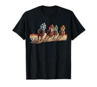 Jinetes de Carreras de Caballos, del Mar, Santa Anita, Pura Sangre Camiseta