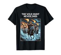 Jinetes nórdicos no-Muertos Halloween - Wild Hunt Viking Mythology Camiseta