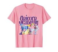 Jinetes y Unicornios Camiseta, Hombre, Rosado, L