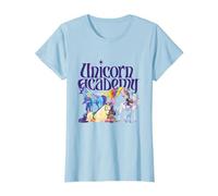Jinetes y Unicornios Camiseta, Mujer, Azul Bebé, L