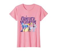 Jinetes y Unicornios Camiseta, Mujer, Rosado, L