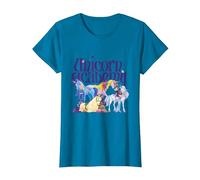 Jinetes y Unicornios Camiseta, Mujer, Zafiro, L