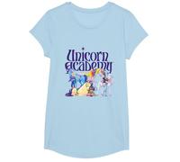Jinetes y Unicornios Camiseta, Niñas, Azul Bebé, L