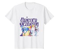 Jinetes y Unicornios Camiseta, Niños, Blanco, 4 años