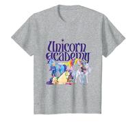 Jinetes y Unicornios Camiseta, Niños, Gris Jaspeado, 4 años