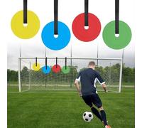 Jinfanshurich Juego de 4 dianas para niños con correas ajustables, objetivo de entrenamiento para precisión de tiro en lacrosse, hockey y béisbol