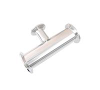 JINFEUGE 19 25 32 38 51 57 Raccordo Sanitario a U con Saldatura Di Testa, Diametro Esterno Tubo 63,0 Mm, 3 Vie, In Acciaio Inox Sus 304, Per Birra Fatta In Casa/Pipe Od 51Mm To 38Mm/ Size