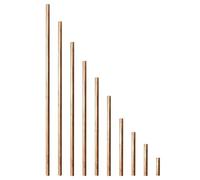 JINFEUGE 1Pc Copper Round Bar Metalworking Length 50-300Mm,Diameter 3/4/5/6/8/10/12Mm/Color/4 * 100Mm