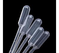 JINFEUGE 20Pcs To 200Pcs Lab Clear 0.2Ml/0.5Ml/1Ml/2Ml/3.0Ml/5Ml/10Ml,Scaled Plastic Pasteur Pipette Essential Oil Pipette Dropper/3.0Ml-L 100Pcs