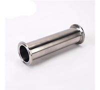 JINFEUGE 3/4" 1" 1,5" 2" 19 Mm - 51 Mm, Tri-Clamp Sanitario, Raccordo a Gomito a 90 Gradi, Acciaio Inossidabile 304, Per Produziartigianale/45Mm * Ferrule 64/Length 100Mm
