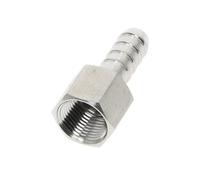 JINFEUGE Conector de Manguera de 6/8/10/12/14 Mm, Conector de Tubería de Acero Inoxidable 304 de 1/8'', 1/4'', 3/8'' Y 1/2'', Adaptador de Acoplamiento/10Mm Barb/3/8"