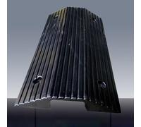 JINFEUGE Curb Ramp Bridge Threshold Ramp 2-3In Rise, Portable Rubber Wheelchair Ramp, Entryway Transition Ramp, Handicap Ramp/40 * 40 * 8Cm