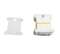 JINFEUGE Embroidery Threads Craft Stitch Storage Plastic Sewing Thread Board Card Thread Organizer 25Pcs/White/25Pcs