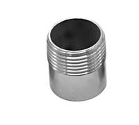 JINFEUGE Niple de Soldadura a Topeho Bsp de 1/8", 1/4", 3/8", 1/2", 3/4", 1"-2" Npt, de 1/8", 1/4", 3/8", 1/2", 3/4", 1"-2" Acoplamiento de Conexión para Tubería de Acero Inoxidable 304/316/Npt Ss304/
