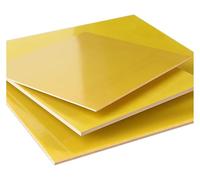 JINFEUGE Paquete de 10 Láminas de Fibra de Vidrio Epoxi 3240 de 100 X 100 Mm, Resistentes Al Calor Y a Altas Temperaturas/Color/8Mm