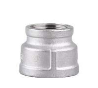 JINFEUGE Uglyaf - Reductor de Rosca Hembra Bsp de 1/4", 1/2", 3/4", 1", 1-1/4", 1-1/2" Y 2", de Acero Inoxidable 304./ Color/Dn40 Dn20