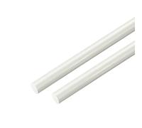 JINFEUGE Varilla de Fibra de Vidrio Blanca 500 Mm, 2 Piezas para la Fabricación de Modelos Arquitectónicos Material para Modelos/15Mm*500Mm*2Pcs