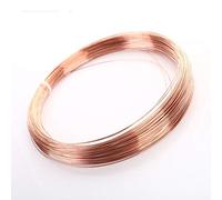 JINFEUGE Wire 1 Piece 1M Diameter 0.2/0.3/0.4/0.5/0.6/0.8/1/1.2/1.5/1.8/2/2.5/3/4/5Mm Copper Cable T2 Copper Red Copper Line Bare Wire 99.90%/Od 1.8Mm 2M