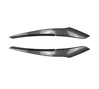 JINFOLI 2 uds, embellecedor de cubierta ceja para faro delantero párpados ojo malvado, para Serie 1 2011-2014, para F20 F21 2011 2014 embellecedor del párpado del faro(Carbon Fibre Patter)