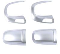 JINFOLI 22, for Clase C, for C200l, for C260l, Pegatinas for Botones de reposacabezas, Pegatinas for Panel de decoración Interior Adhesivo Decorativo para Interruptor de Asiento de Coche(Silver)