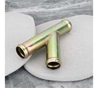 JINFOLI Adaptador recubierto de zinc para tubería refrigerante, conector Y 2 uds., refrigeración automotriz 3/4 19Mm conector del tubo del calentador(BLACK 2)