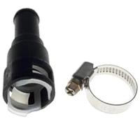 JINFOLI Calentador, para conector de desconexión rápida manguera refrigerante central con abrazadera 1 2 5, para camiones Suvs Vans 1986 2011 800 404 conector del tubo del calentador(BLACK 1pc)