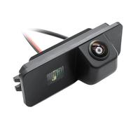 JINFOLI Cámara de visión Trasera Coche 170 Grados, for VW, Golf, Polo, Passat, 5, Scirocco, EOS, Lupo CC Cámara de Aparcamiento Marcha atrás(Black CVBS480P-125deg)