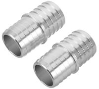 JINFOLI Conector de manguera radiador aluminio, 2 uds., 1 a acoplador empalme lengüeta refrigerante, para reparación calentador coche y reemplazo conector del tubo del calentador