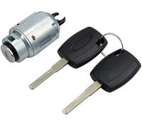 JINFOLI Conjunto de pestillo del capó Kit de reparación bloqueo liberación capó delantero Metal, pestillo con 2 llaves, para Ford, para Focus Mk2 2004-2012 1355231(BLACK B)