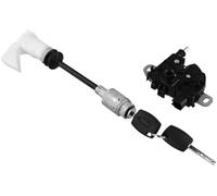 JINFOLI Conjunto de pestillo del capó Kit de reparación pestillo bloqueo liberación del capó, para Ford, para Focus Mk2 C-para Max 2004-2012 Reemplazo directo Exterior metal
