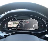 JINFOLI Etiqueta engomada de la película protectora de la pantalla de vidrio templado de la navegación del coche, for Audi, Q8 2019 2020 2021 Radio GPS LCD tablero protector de pantalla Película de na