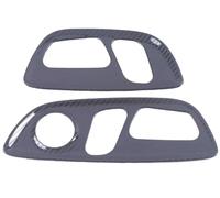 JINFOLI For 22, for Harrier, Adhesivo Decorativo de Ajuste Adhesivo Interior Tira Brillante Adhesivo Decorativo para Interruptor de Asiento de Coche(Carbon Fiber)
