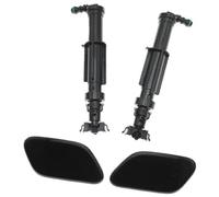 JINFOLI For Kia, for Sportage, for GT QL 16 2015 2016 2017-2019 Tapa de chorro de faro de parachoques de coche(BLACK Set)