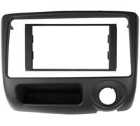 JINFOLI marco centro multimedia salpicadero Kit de tablero con marco Radio coche doble 2 Din, reproductor Dvd estéreo Gps, instalación Panel embellecedor envolvente, Fascia(BLACK 178x100)
