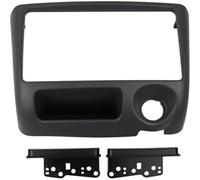 JINFOLI marco centro multimedia salpicadero Kit de tablero con marco Radio coche doble 2 Din, reproductor Dvd estéreo Gps, instalación Panel embellecedor envolvente, Fascia(BLACK 178x102)