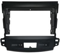 JINFOLI marco centro multimedia salpicadero Para Mitsubishi para Outlander 2008-2012 Reproductor de DVD estéreo Fascia radio 9 pulgadas Instalar panel embellecedor envolvente