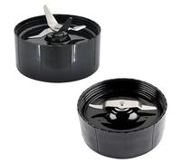 JINFOLI Pieza de Repuesto de Cuchillas de Afeitar Cruzadas y Planas for MB1001, for Accesorios mezcladores de Cuchillas de licuadora Magic Bullet 250W Piezas de Repuesto para licuadoras
