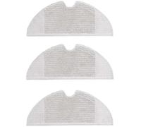 JINFOLI Reemplazo del Robot Limpiador de Pisos Compatible para XiaoMi, para Mijia 1C Xiomi Mi Robot Aspirador Trapeador Reemplazo(Black Mop 3pcs 1)