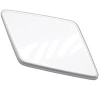 JINFOLI Tapa del embudo lavafaros, for BMW Serie 3 E90 E91 M Sport LCI 2009-2012 61677892647 61677892648 Tapa de chorro de faro de parachoques de coche(BLACK Titan Silver Rh)