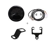 JINFOLI Velocímetro LCD de 12000 RPM, odómetro, tacómetro, 1 a 4 Cilindros, medidor Digital Universal for Motocicleta Velocímetro para Motocicleta(with Two Bracket)