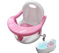 JINGAN Asiento para baño - ducha para niños antideslizante | ducha para niños con respaldo y ventosas cómodos asientos para niños 6 a 18 meses