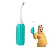 Jingan Bidé de viaje portátil - Bidé de viaje limpiador perineal Post-Partu 500 ml - Bidé portátil con bolsa de almacenamiento para viaje Squeeze Use Personal Hygiene Feminine Travel Bidet