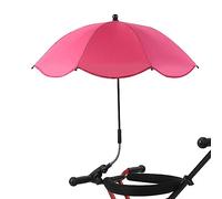 JINGAN Cochecito para Niño - Sombrilla para Cochecito | Sombrilla Silla Portátil para Carro para Todo-Pequeño, Clip Protección UV en Cochecito Paraguas para Silla Playa Sillón
