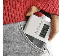 JINGAN Dispensador píldoras | Dispensador automático portátil para píldoras para personas mayores con alarma USB,Daily Pill Box Organizador Alarma 7 Compartimientos Brillantes Vibradores