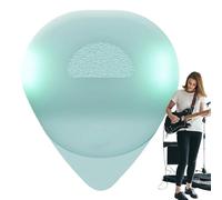 JINGAN Ilumina la púa de guitarra, púa de guitarra iluminada portátil, las luces se apagan automáticamente para fiestas, festivales de música, práctica de guitarra, bares