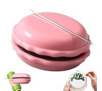 JINGAN imán minder de la águila, titular de la aguja en forma de macarón, accesorios de costura, soporte de aguja magnético, accesorios de bordado para aguja de coser bordado