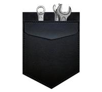 JINGAN Organizador de bolsillo de cuero, organizador de bolsillo de trabajo - Soporte de bolígrafo de cuero de agarre rápido,Protectores de bolsillo de cuero PU para bolígrafos y lápices, herramientas