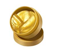JINGAN Parches oculares dorados para ojeras | Parche ocular hidratante de 60 piezas | Cojín hidratante nutritivo para ojos de oro de 24 quilates para ojos cansados, parche hidratante para